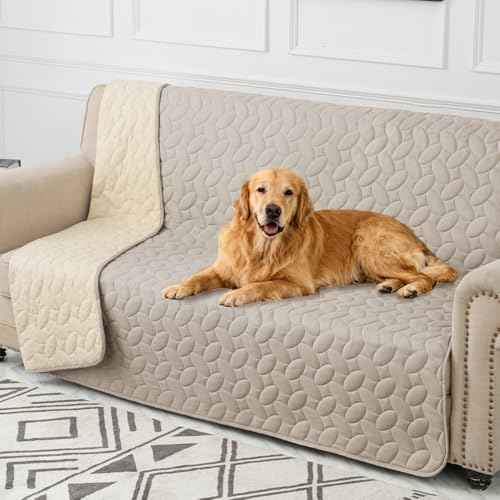 Waterproof Pet Bed Cover Anti (82x102 Inch (Pack of 1) / Khaki)