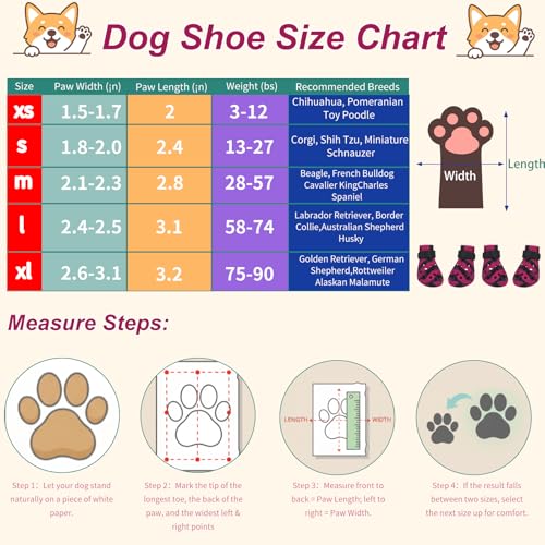 Dog Shoes for Hot Pavement (Black Pink / S)