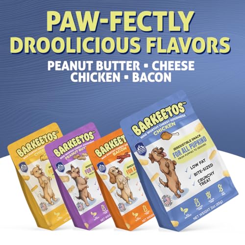 Barkeetos Crunchy Cheesy Dog Snacks (3 Ounce (Pack of 1))