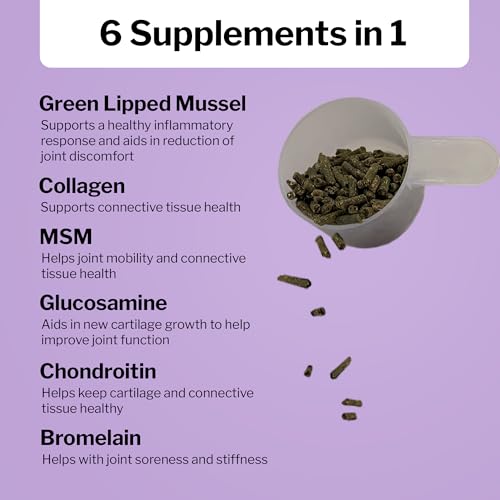 Joint 6-in-1 Supplement for Horses, 5 lb, 40-80 Servings (5 lb Bag)