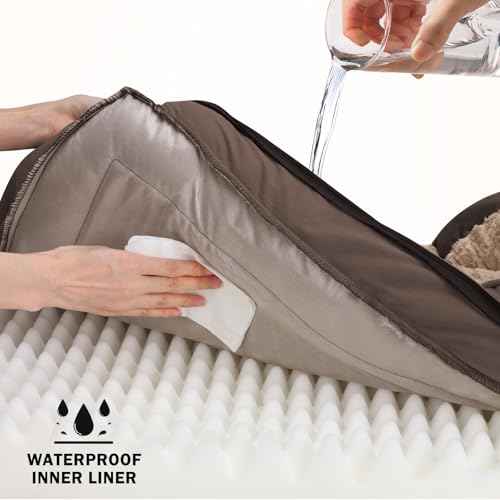 Orthopedic Dog Bed for Extra Large Dogs (XXL (48"x 35"x 8") / Dark Brown)