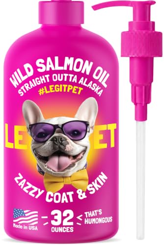 Wild Alaskan Salmon Oil for Dogs & Cats (32oz)