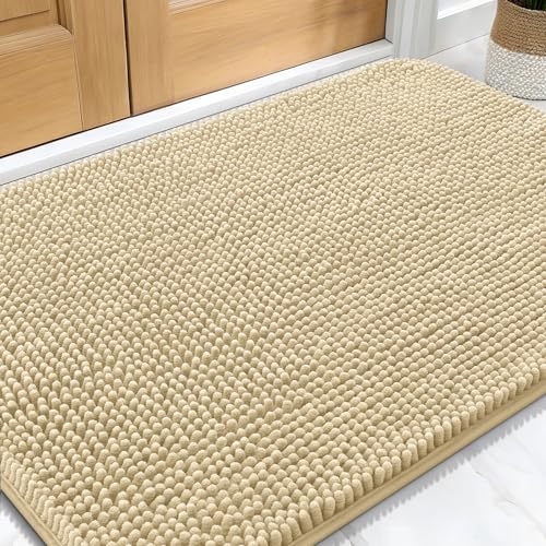 Dog Door Mat for Muddy Paws 34x21 (Sand / 34" X 21")