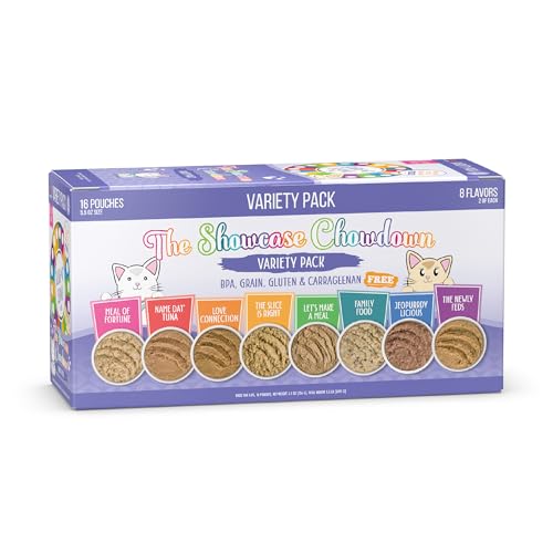 Wet Cat Food The Showcase Chowdown Variety Pack (5.5 Ounce (Pack of 16))