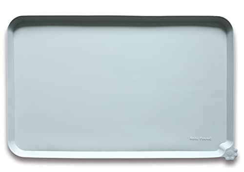 Silicone Pet Food Tray (19"L x 12"W / Battleship)