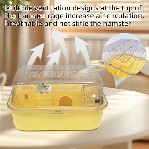 9 in 1 Hamster Cage Kit (Yellow)