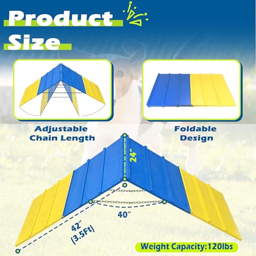 Dogs Agility Course Backyard Set