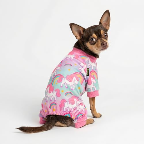 Dreamy Unicorn Fleece Dog Pajamas (Unicorn / Small)