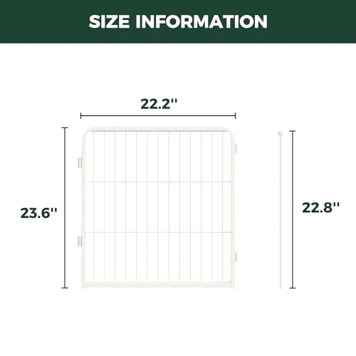Homeplus Indoor Dog Playpen (White / 24"H)