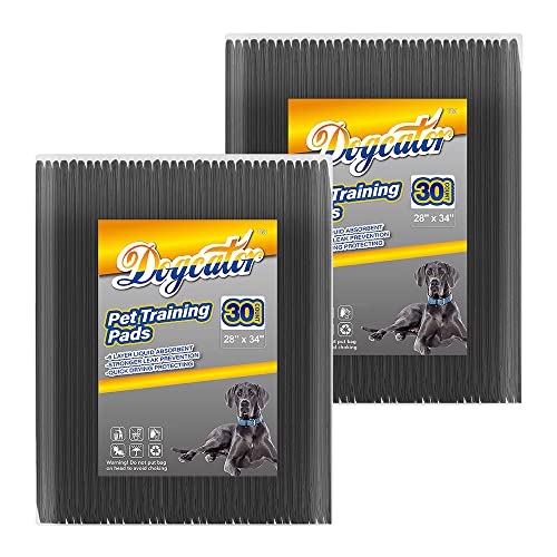60 Count Charcoal Pee Pads for Dogs (28"x34"-60 Count)