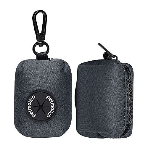 Dog Poop Bag Holder Dispenser 2 Pack (Deep Gray)