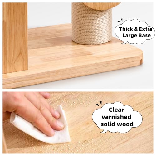 72 Inch Modern Cat Tree Tower Condo for Large Cat (Wood)