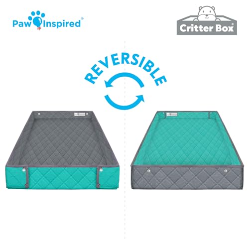 Reversible Critter Box (C&C 2x4 (14" Grids) / Gray/Green)