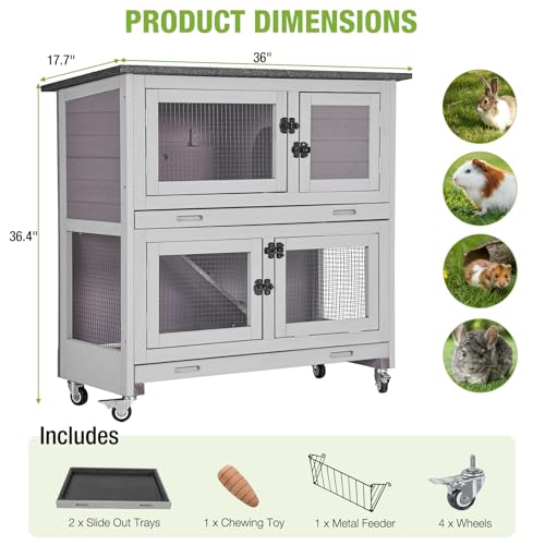 Rabbit Hutch Indoor with Chew
