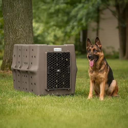 Dakota 283 Canine Rough and Tough Economy Dog Crate (Large / Coyote Granite)