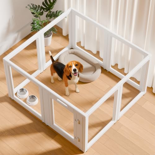 Clear Acrylic Dog Playpen (30")