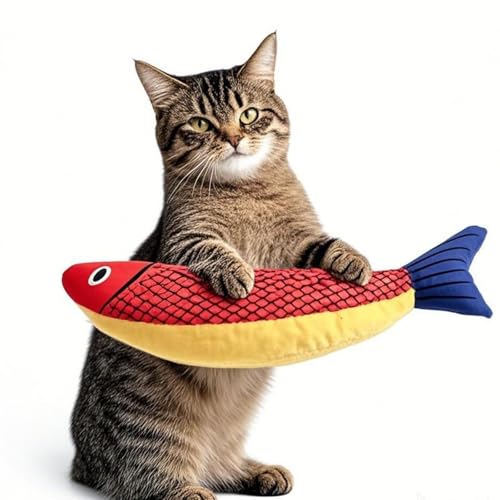 Interactive Catnip Fish Kicker Toy for Indoor Cats