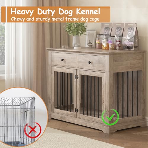Dog Crate Furniture (Grey)