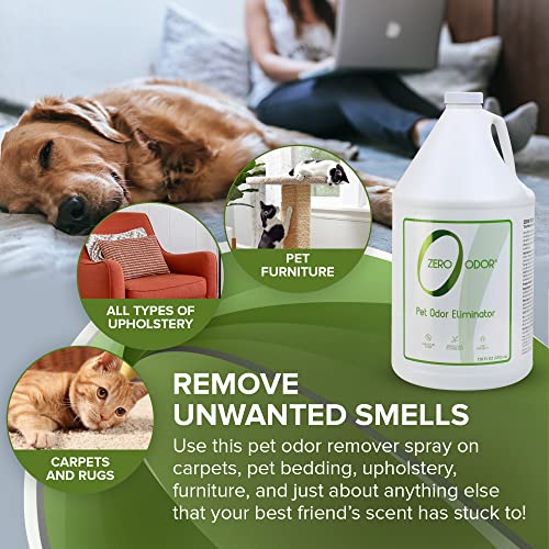 Pet Odor Eliminator Refill for Cat & Dog Urine (128 Fl Oz (Pack of 1))