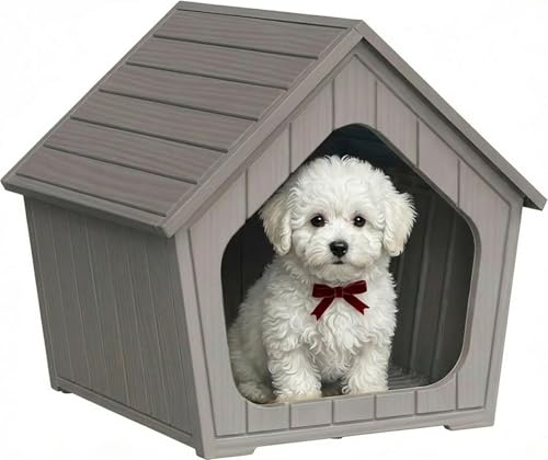 Outdoor Dog House (Grey / 23.43*22.64*22.8)