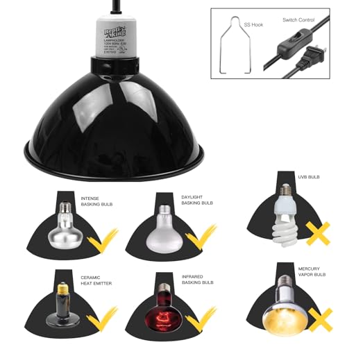Reptile Light Fixture (8.5'' Standard Dome)