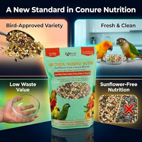 Natural Garden Blend Conure Food (2 Pound (Pack of 1))