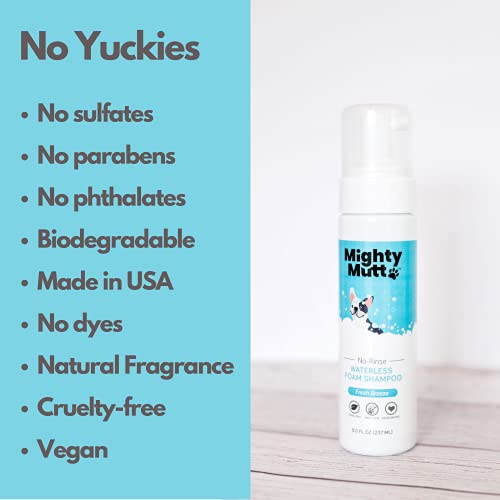 Hypoallergenic Waterless Dog Shampoo (30 Fl Oz / Fresh Breeze Refill)