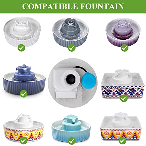 360 Ceramic Pet Water Fountain Filter and Pump Holder for Cat（1 Pack）