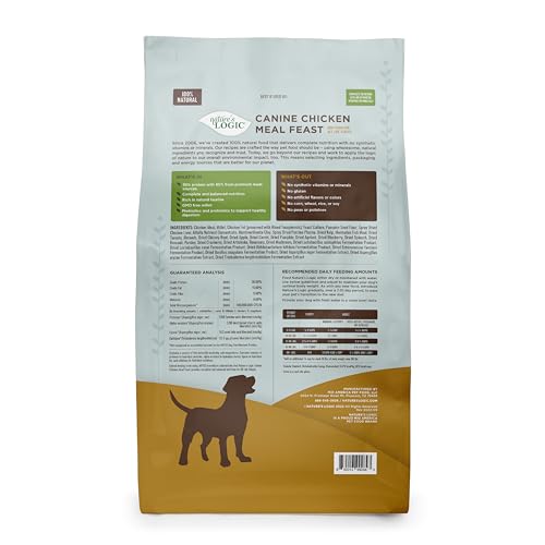 Dry Dog Food Chicken Meal Feast Dry Kibble (3 Pound (Pack of 1))