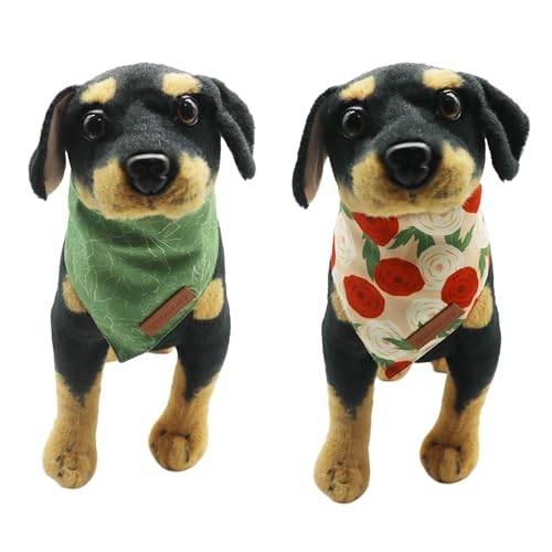 Spring Dog Bandanas 2 Pack (Spring / Small)