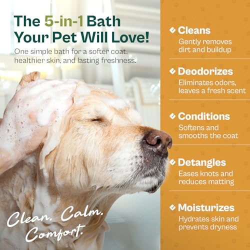 Oatmeal Dog Shampoo and Conditioner for Allergies