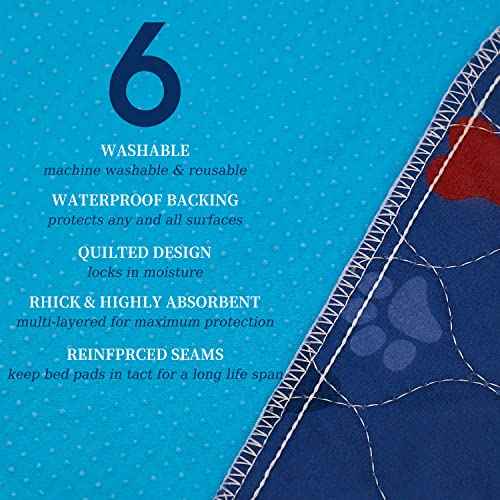 PetGroomer Washable Pee Pads (34x36 Inch (Pack of 2))