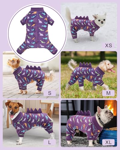 Dinosaur Costume Dog Pajamas (X-Small / Dinos#4)