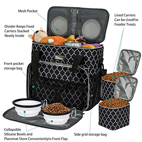 Dog Travel Bag (DLblack / Medium)