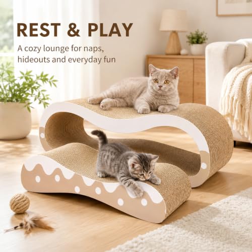 Cat Scratcher Lounger (2 IN 1 L-Wave)