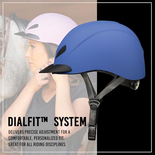 Liberty Ultralight Horse Riding Helmet (Periwinkle / Medium (7 - 7-1/4))