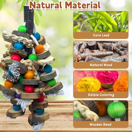Bird Toys Parrot Toys (E: Fruit Wood)