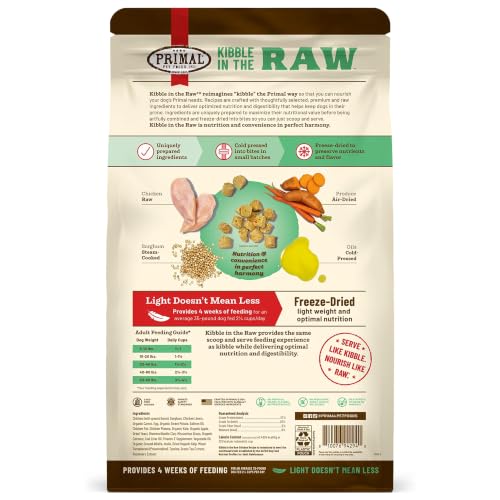 Primal Kibble in The Raw (9 Pound (Pack of 1))