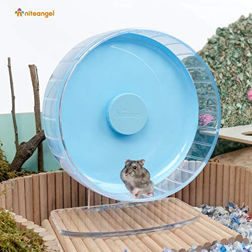 Super Silent Hamster Exercise Wheels (Medium / Light Blue)