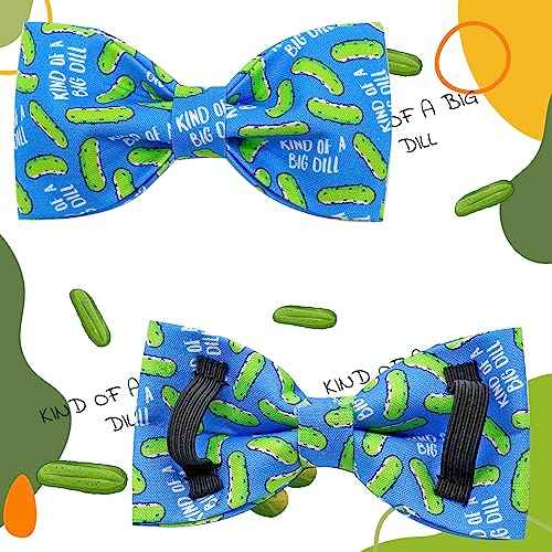 Dog Collar Dog Collar with Bow tie (Dill Pickles / Medium (Pack of 1))