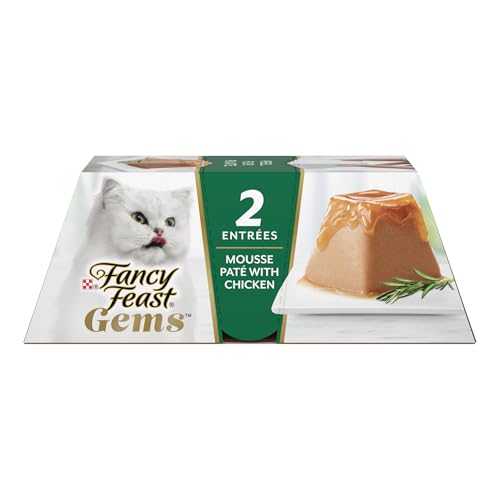 Purina Fancy Feast Gems Chicken Wet Cat Food Variety Box (4 Ounce (Pack of 8))