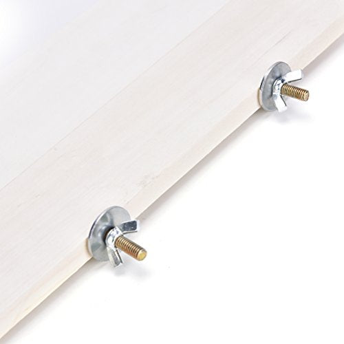 1Pc Pet Parrot Bird Cage Perches Square Wooden Stand Corner Shelf Laddered Platform Animals Springboard Budgie Toys Bird Tree Perches for Parakeets Hamster Pizies (Type6)
