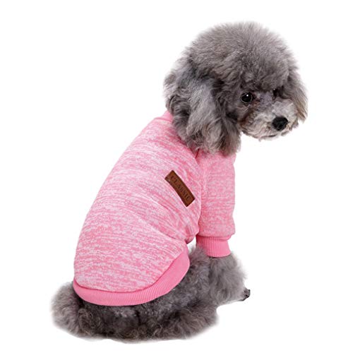 Dog Sweaters for Small Dogs (Pink / XX-Small)