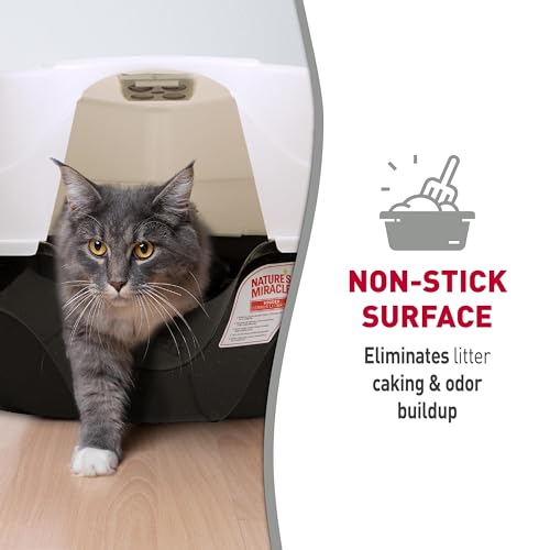 Advanced Hooded Corner Cat Litter Box with Charcoal Filter (Pack of 1)