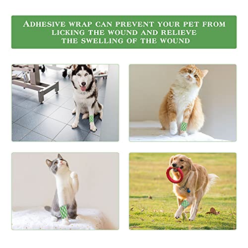 Vet Wrap Self Adhering Bandage Wrap Cohesive Bandage Multi (Mixed-2 12 Rolls)