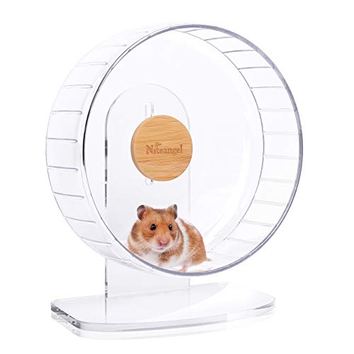 Super Silent Hamster Exercise Wheels (Medium / Transparent)