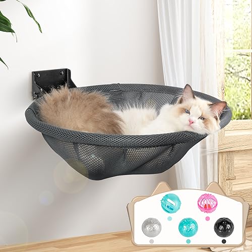 Cat Hammock Wall Mounted (Gray)
