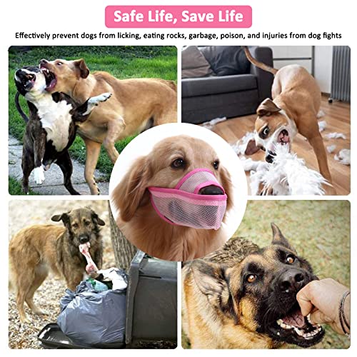 Dog Muzzle Anti Eating for Small Medium Large Dogs (S)