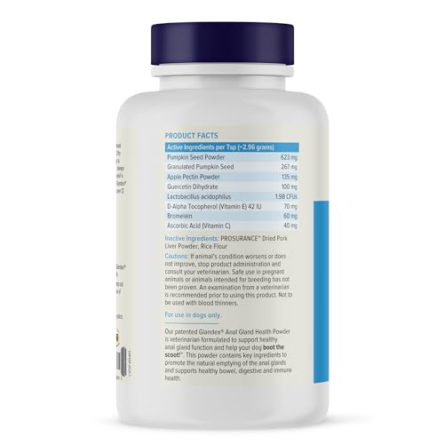 Glandex for Dogs Anal Gland Powder (5.5 oz)