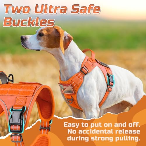 Tactical Dog Harness for Small (Orange / Small)